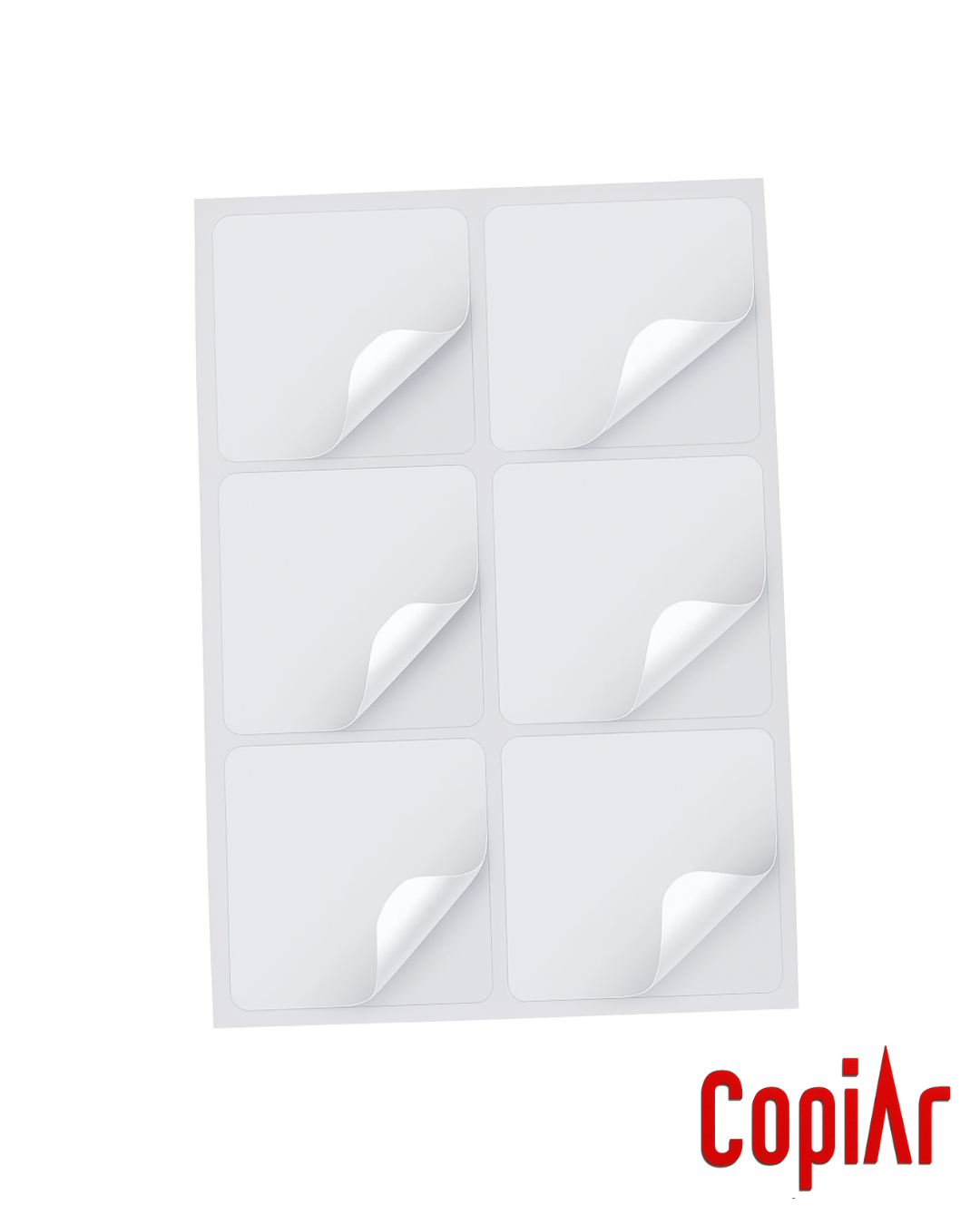 Papel Fotografico A4 STICKER 8 ETIQUETAS 50 Un