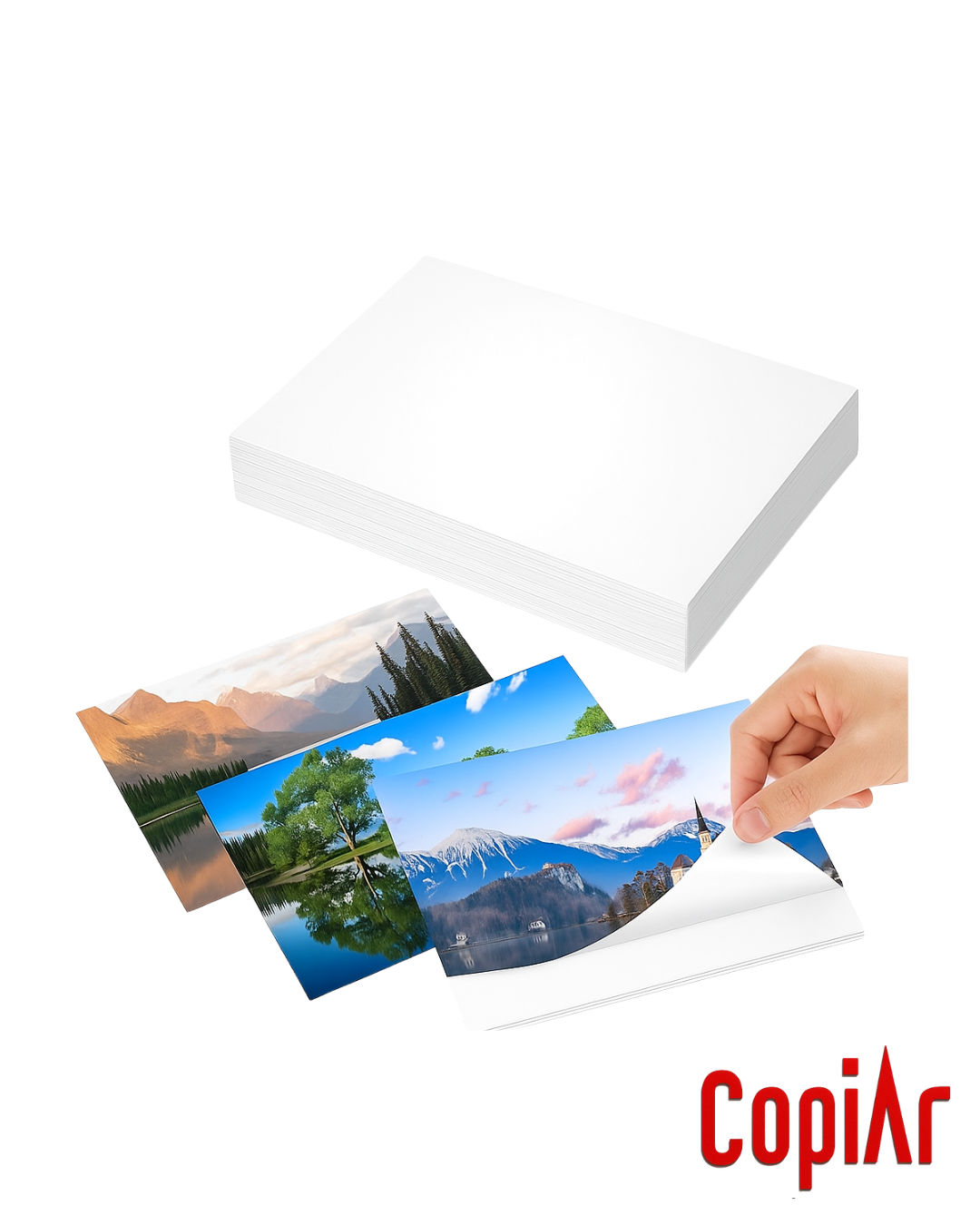 Papel Fotografico Autoahdesivo A3 Glossy 130 G / 135 Gr 50 Un
