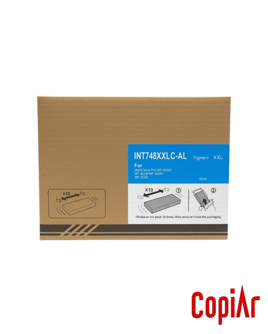 CARTUCHO DE TINTA Epson T748 WF-6590 CYAN Alternativo