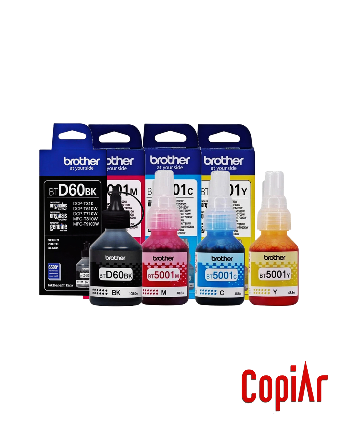 COMBO DE TINTAS Brother BT5001 + BT60K Original