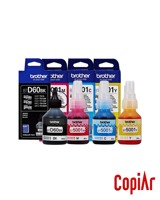 COMBO DE TINTAS Brother BT5001 + BT60K Original