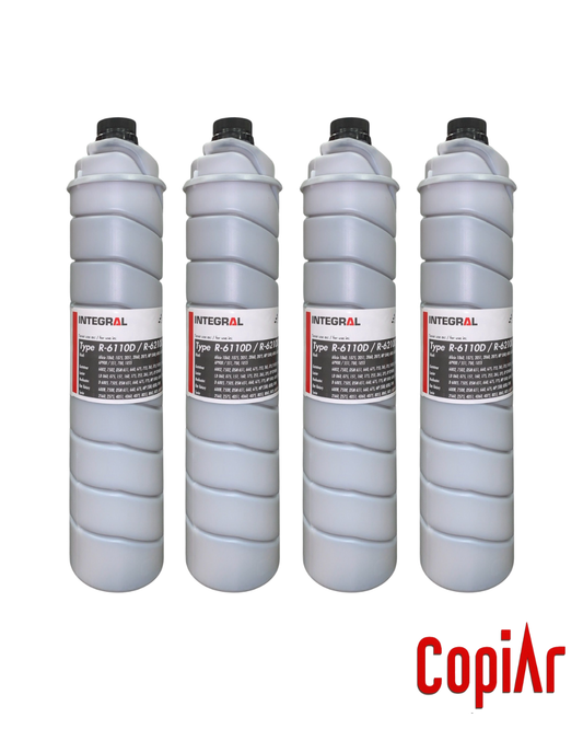 Tóner Ricoh 6110 MP7500 6002 7502 INTEGRAL 1.1 KG x4un