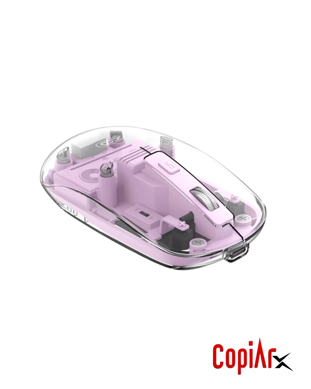 MOUSE WIRELESS BT TRANSPARENTE