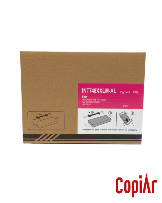 CARTUCHO DE TINTA Epson T748 WF-6590 MAGENTA Alternativo