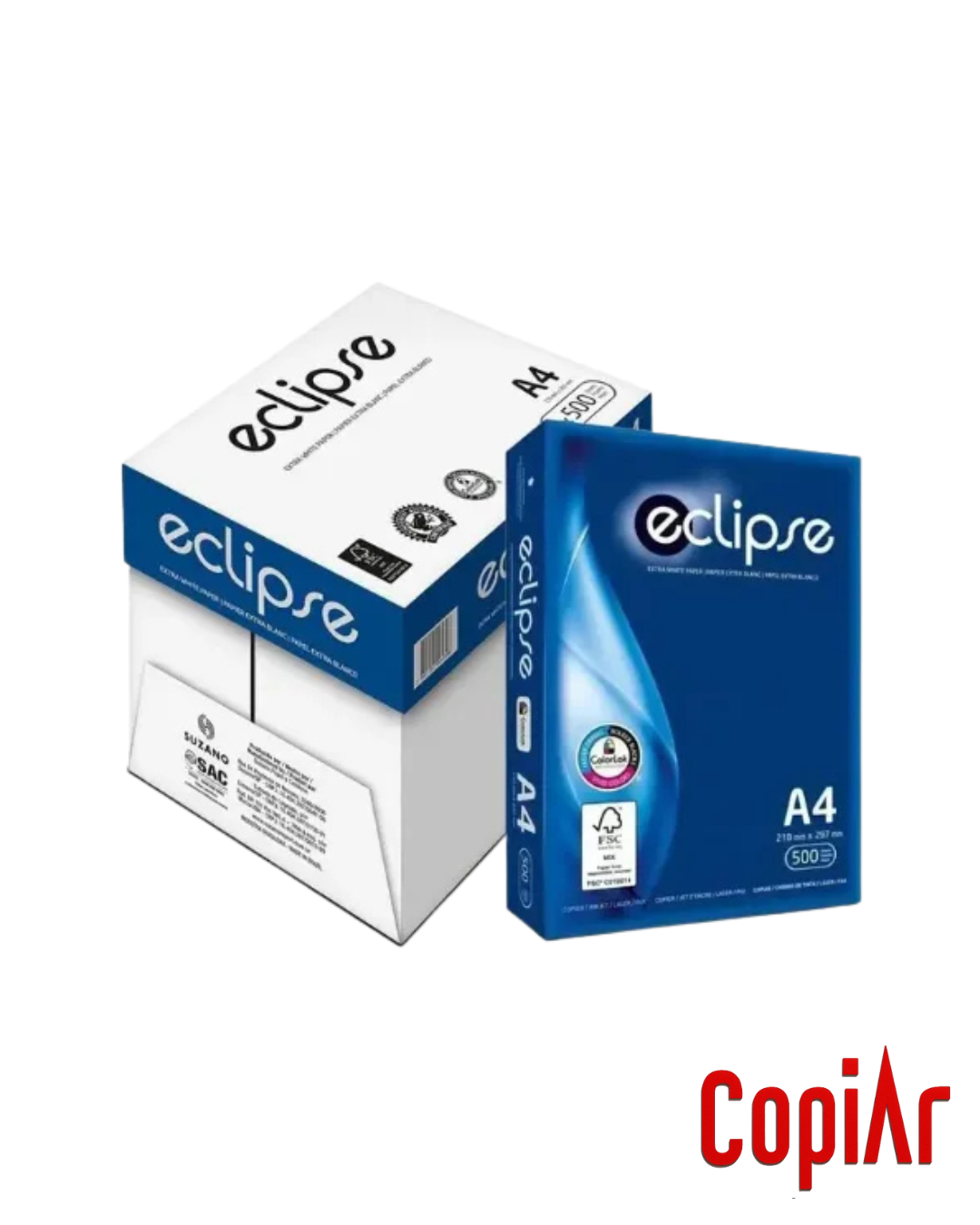 Caja de Resmas de papel ECLIPSE A4 75GR