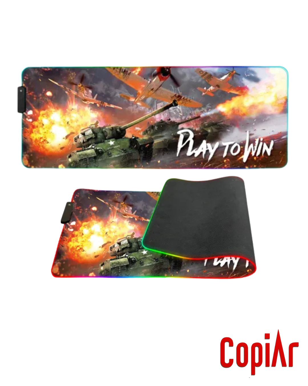 MOUSEPAD GAMER XL CON LUCES RGB GTC